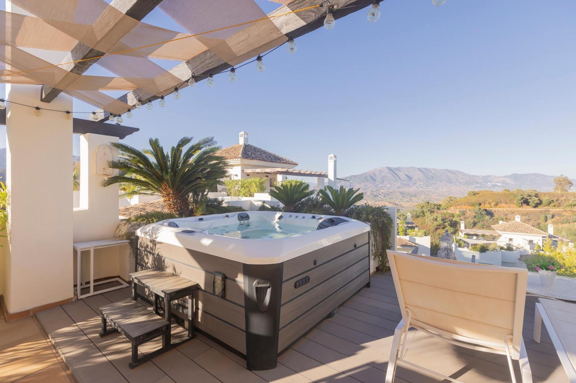 Penthouse Jacuzzi Huge Terrace 360view Bbq * La Mairena